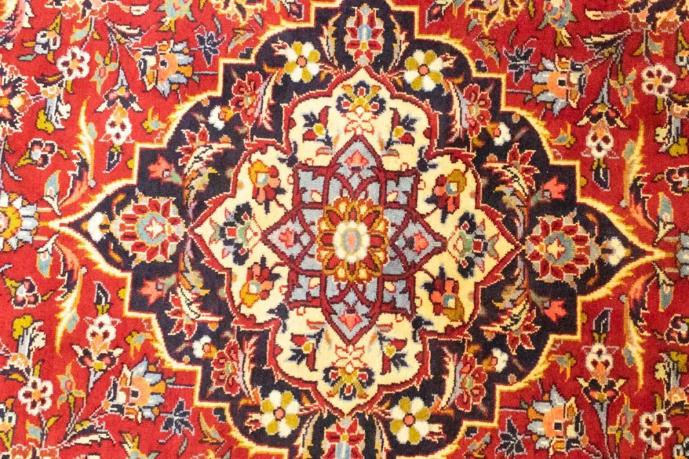 Dywan perski - Keshan - 358 x 248 cm - czerwony