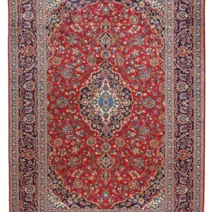 Dywan perski - Keshan - 359 x 252 cm - czerwony