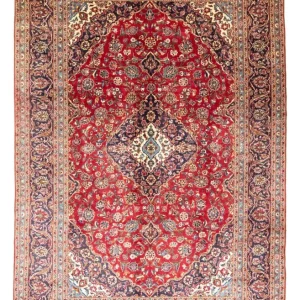 Dywan perski - Keshan - 360 x 249 cm - czerwony