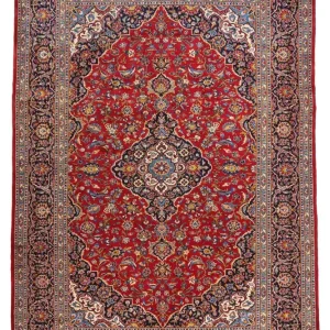 Dywan perski - Keshan - 360 x 255 cm - czerwony