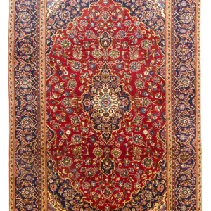 Dywan perski - Keshan - 361 x 244 cm - czerwony