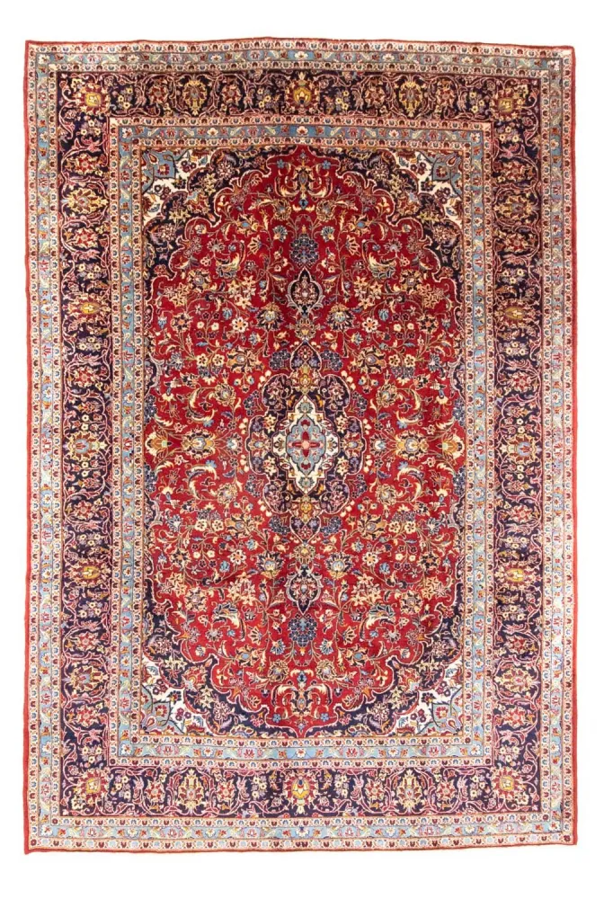 Dywan perski - Keshan - 362 x 250 cm - czerwony