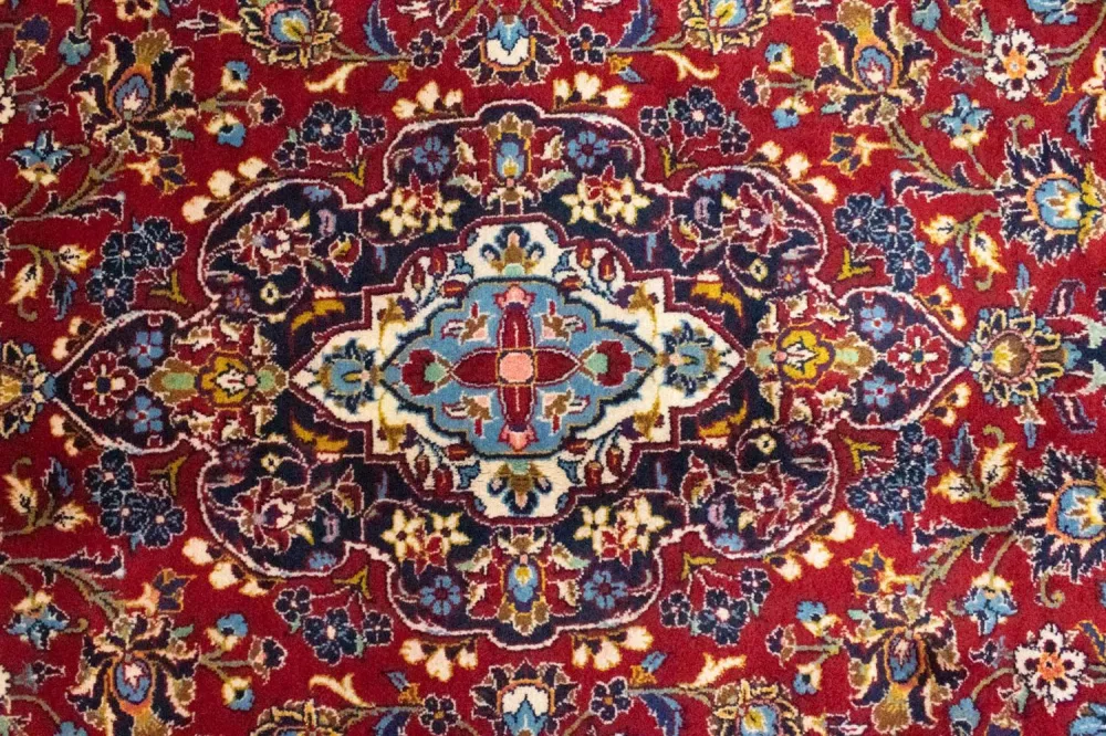Dywan perski - Keshan - 362 x 250 cm - czerwony