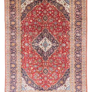 Dywan perski - Keshan - 368 x 250 cm - czerwony