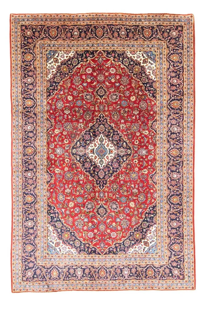 Dywan perski - Keshan - 368 x 250 cm - czerwony