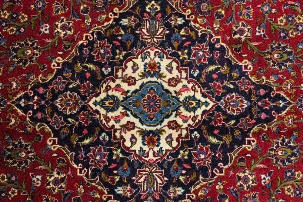 Dywan perski - Keshan - 368 x 250 cm - czerwony