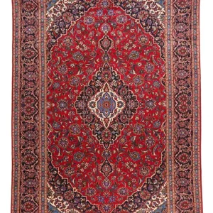 Dywan perski - Keshan - 370 x 255 cm - czerwony