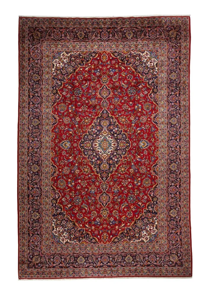 Dywan perski - Keshan - 378 x 253 cm - czerwony