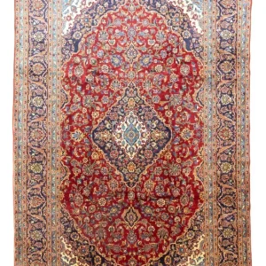 Dywan perski - Keshan - 383 x 246 cm - czerwony