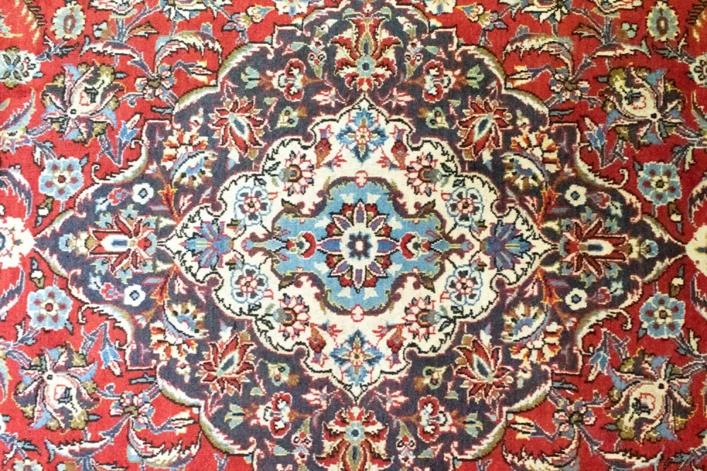 Dywan perski - Keshan - 384 x 280 cm - czerwony