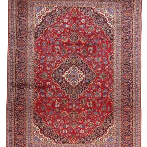 Dywan perski - Keshan - 400 x 291 cm - czerwony