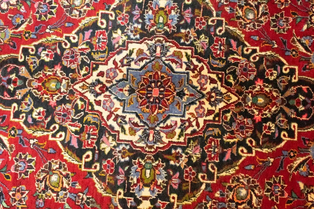 Dywan perski - Keshan - 415 x 298 cm - czerwony