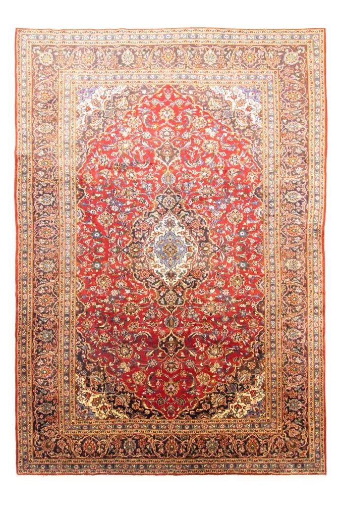 Dywan perski - Keshan - 420 x 291 cm - czerwony