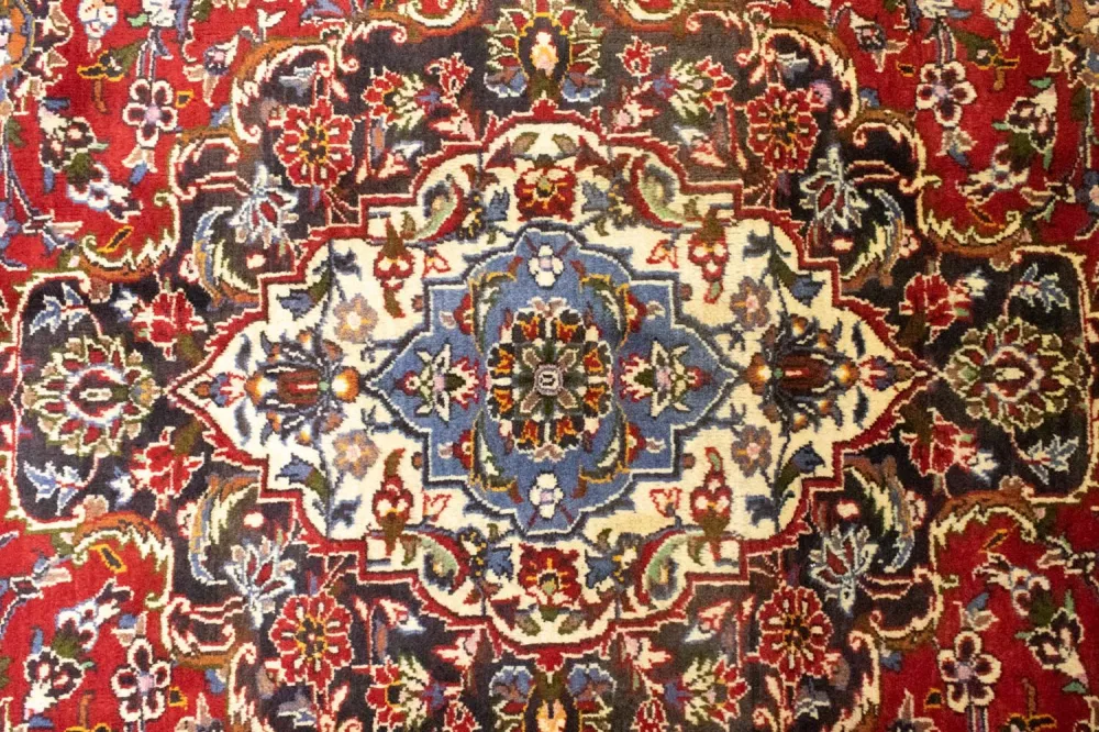 Dywan perski - Keshan - 420 x 291 cm - czerwony