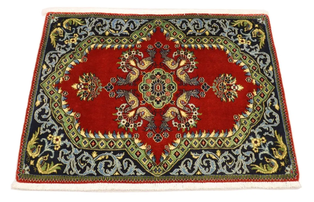 Dywan perski - Keshan - 97 x 73 cm - czerwony