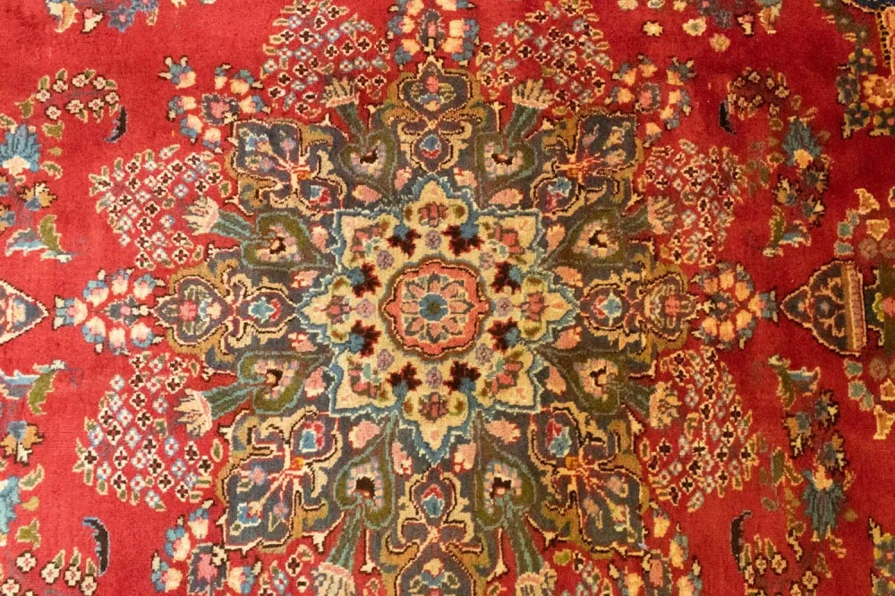 Dywan perski - Klasyczny - 321 x 261 cm - pomarańczowy