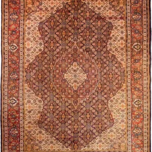 Dywan perski - Klasyczny - 337 x 210 cm - ciemnoniebieski