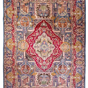 Dywan perski - Klasyczny - 349 x 255 cm - wielokolorowy