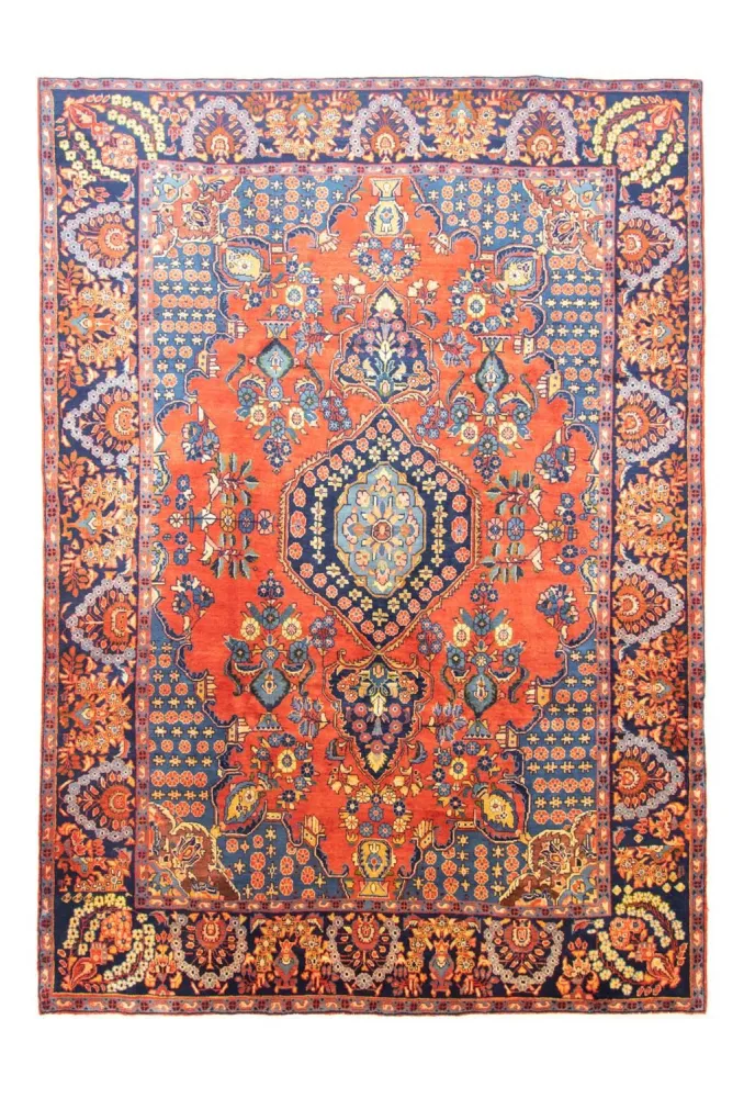 Dywan perski - Klasyczny - 365 x 257 cm - pomarańczowy