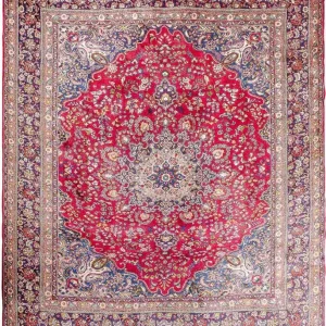 Dywan perski - Klasyczny - 396 x 298 cm - czerwony