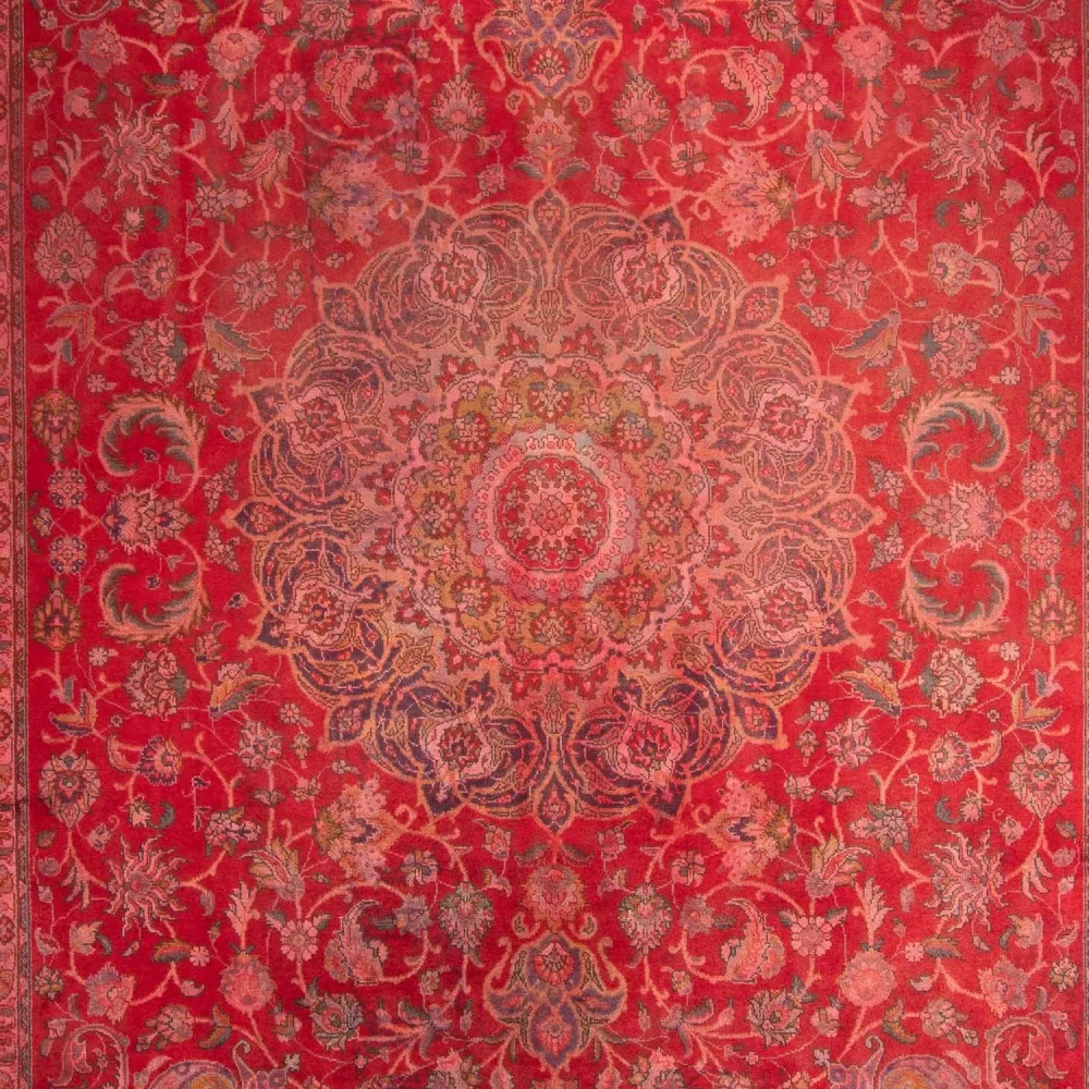 Dywan perski - Klasyczny - 399 x 295 cm - ciemna czerwień