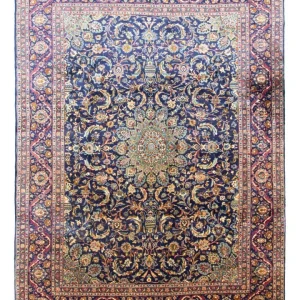 Dywan perski - Klasyczny - 411 x 298 cm - niebieski