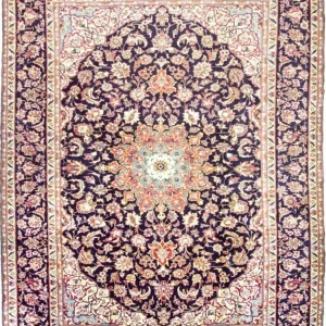 Dywan perski - Klasyczny - 412 x 295 cm - ciemnoniebieski