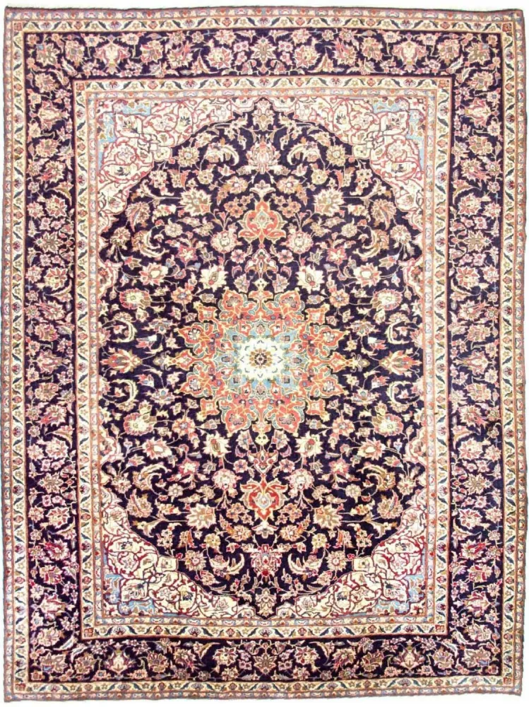 Dywan perski - Klasyczny - 412 x 295 cm - ciemnoniebieski