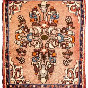 Dywan perski - Klasyczny - 63 x 54 cm - jasna czerwień