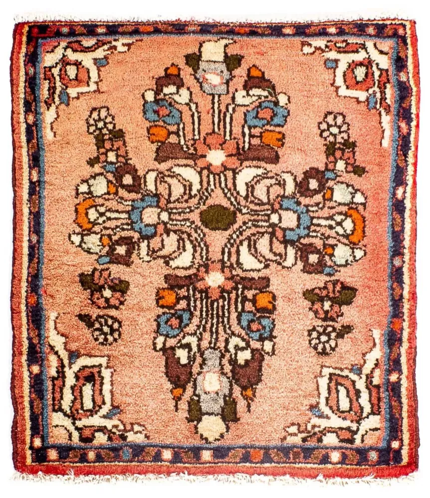 Dywan perski - Klasyczny - 63 x 54 cm - jasna czerwień