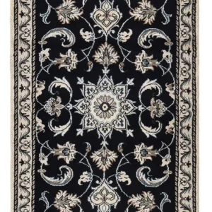 Dywan perski - Nain - 135 x 69 cm - ciemnoniebieski
