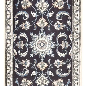 Dywan perski - Nain - 140 x 70 cm - ciemnoniebieski