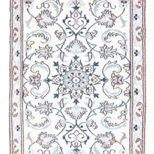 Dywan perski - Nain - 140 x 70 cm - kremowy