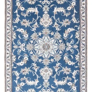 Dywan perski - Nain - 140 x 90 cm - niebieski