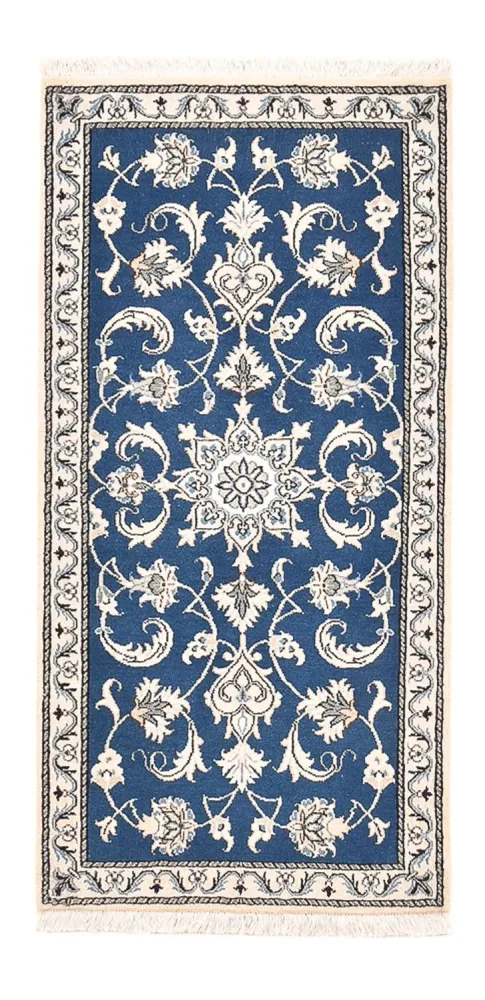 Dywan perski - Nain - 140 x 68 cm - niebieski