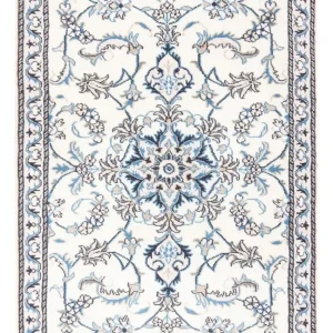 Dywan perski - Nain - 140 x 90 cm - srebrny