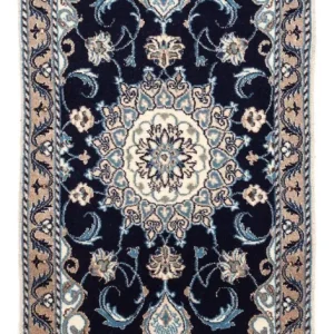 Dywan perski - Nain - 141 x 66 cm - ciemnoniebieski
