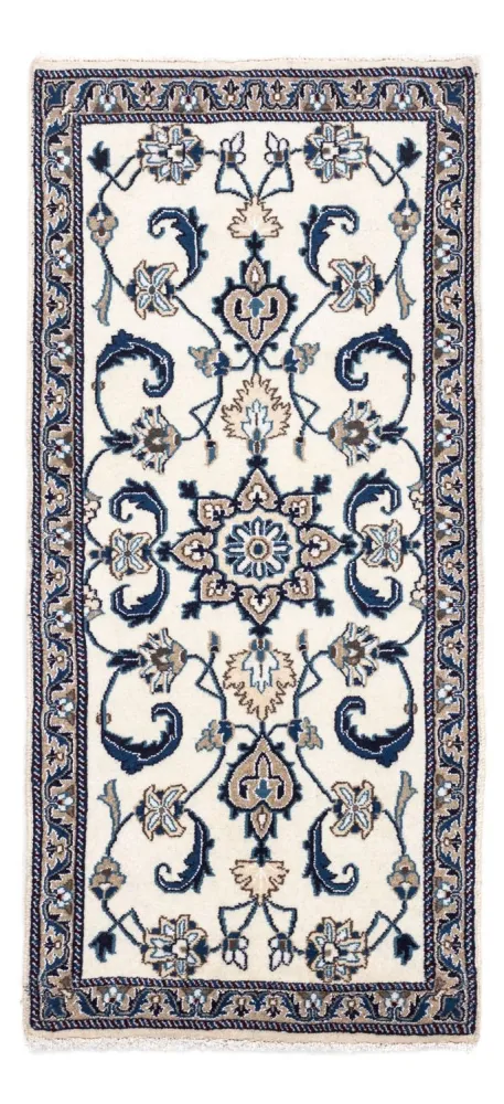 Dywan perski - Nain - 142 x 68 cm - beżowy
