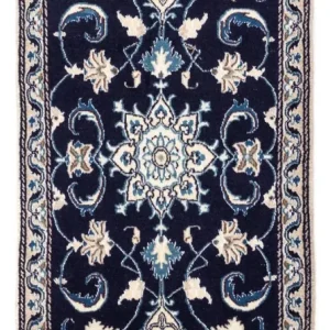 Dywan perski - Nain - 143 x 70 cm - niebieski