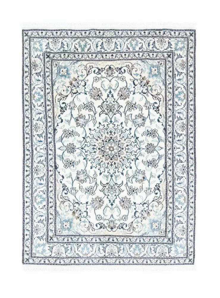 Dywan perski - Nain - 200 x 144 cm - naturalna biel