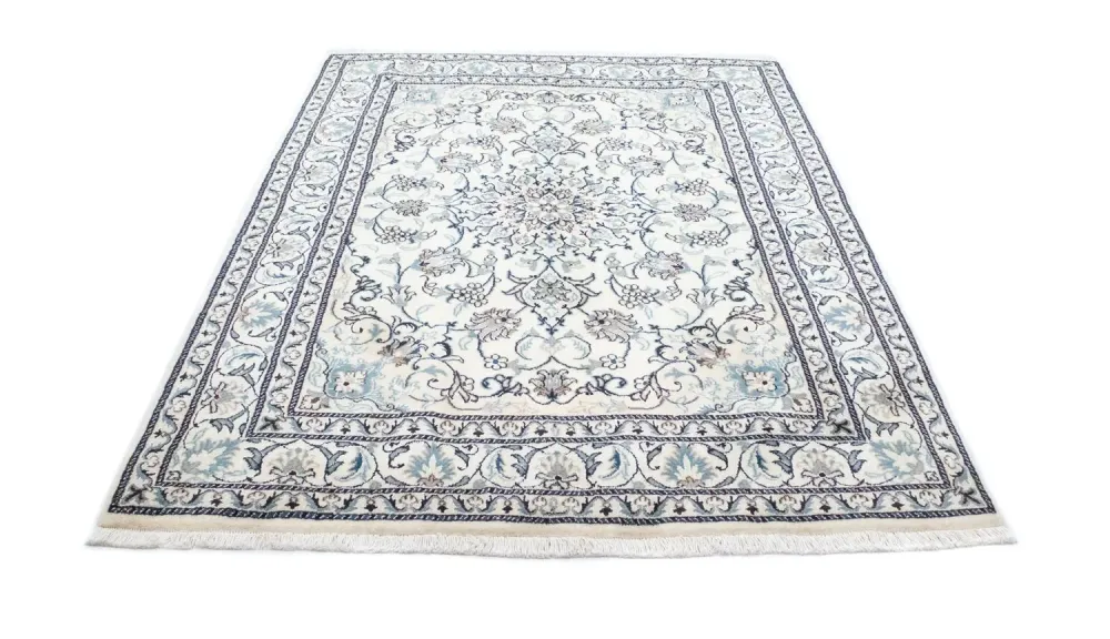 Dywan perski - Nain - 200 x 144 cm - naturalna biel