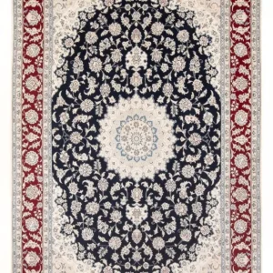 Dywan perski - Nain - 297 x 198 cm - ciemnoniebieski