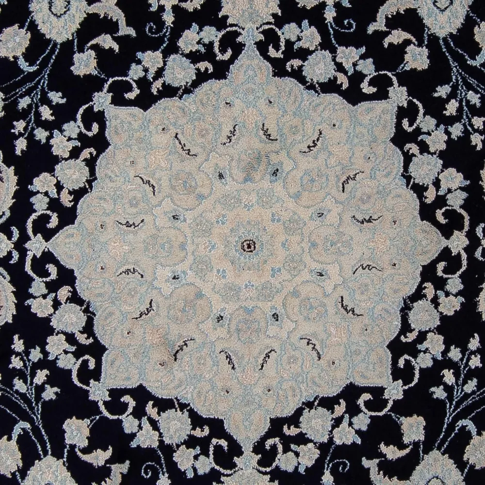 Dywan perski - Nain - 352 x 253 cm - ciemnoniebieski