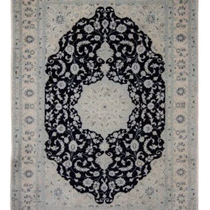Dywan perski - Nain - 352 x 253 cm - ciemnoniebieski