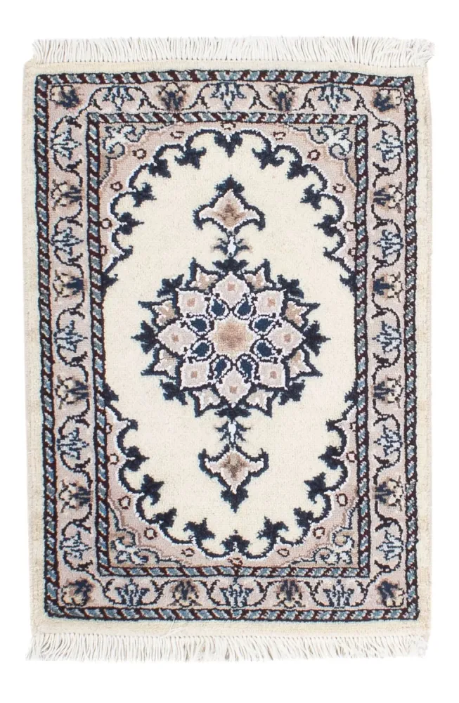 Dywan perski - Nain - 60 x 40 cm - beżowy