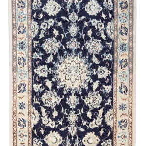 Dywan perski - Nain - 85 x 55 cm - ciemnoniebieski