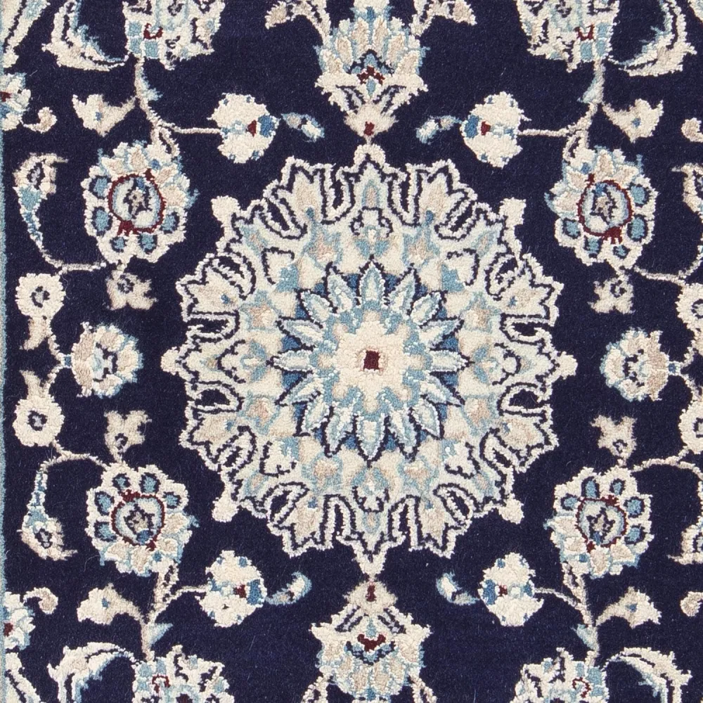 Dywan perski - Nain - 85 x 55 cm - ciemnoniebieski
