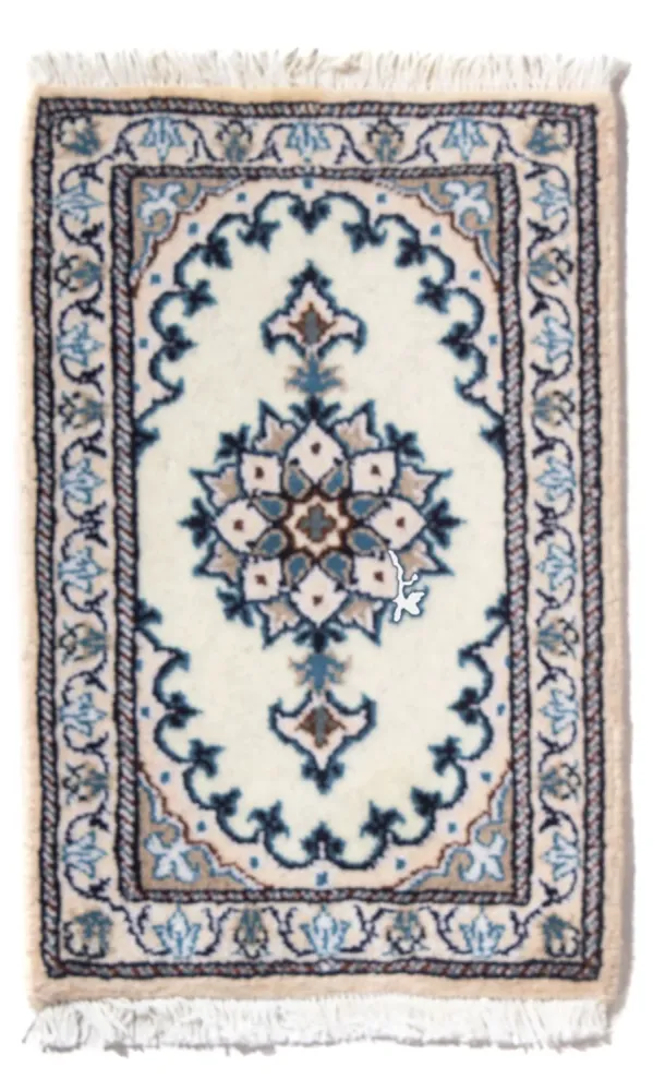 Dywan perski - Nain - 60 x 40 cm - kremowy