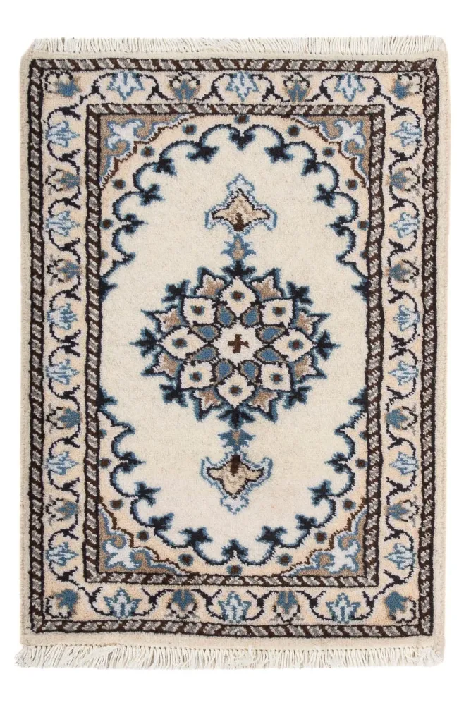 Dywan perski - Nain - 60 x 40 cm - kremowy