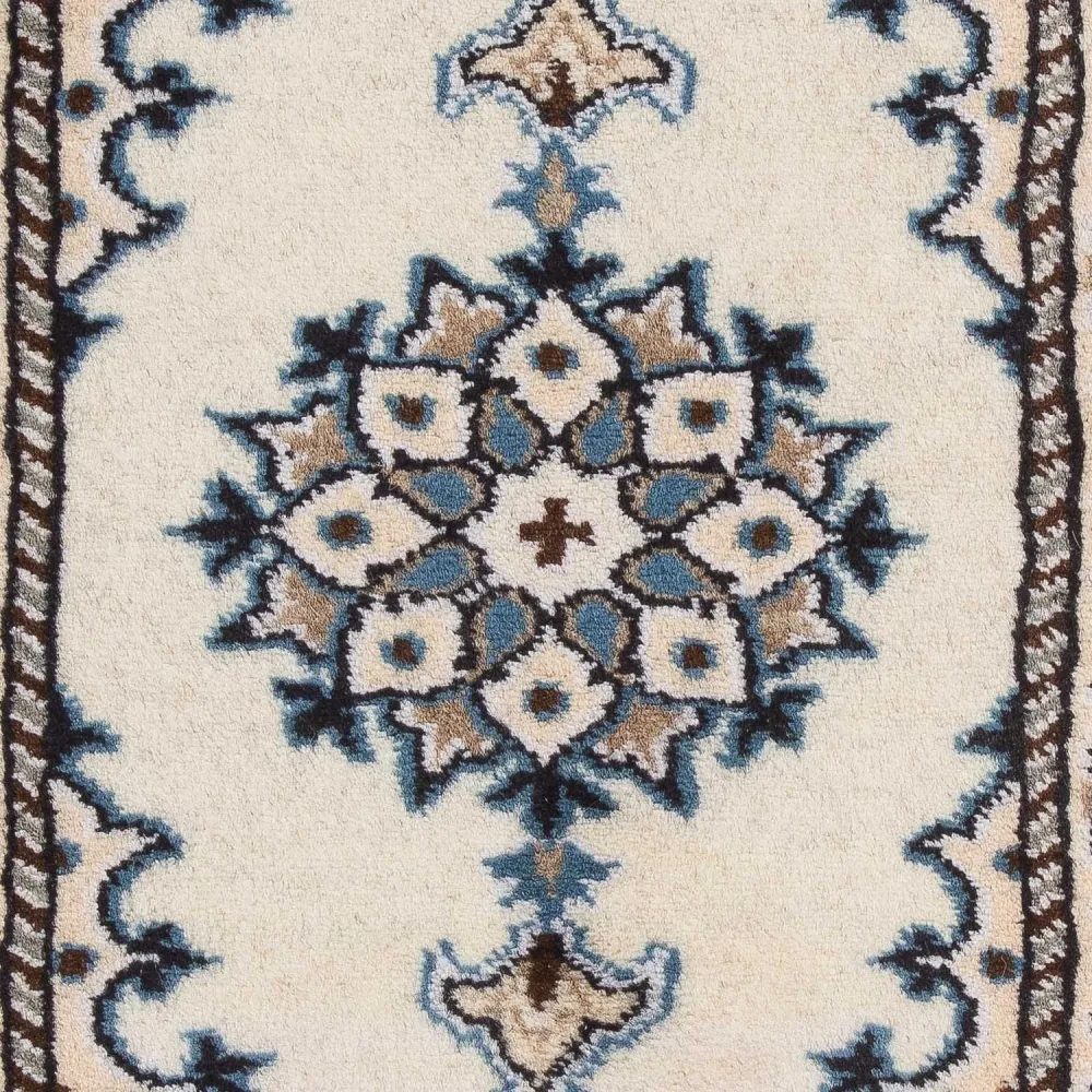 Dywan perski - Nain - 60 x 40 cm - kremowy